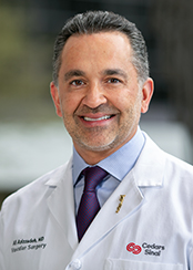 Ali Azizzadeh, MD, director of the Division of Vascular Surgery