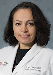 Irina Dralyuk, MD, a pediatric pulmonologist at Cedars-Sinai.
