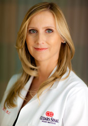 Chrisandra L. Shufelt, MD, MS—the associate director of the Barbra Streisand Women's Heart Center at the Smidt Heart Institute at Cedars-Sinai.