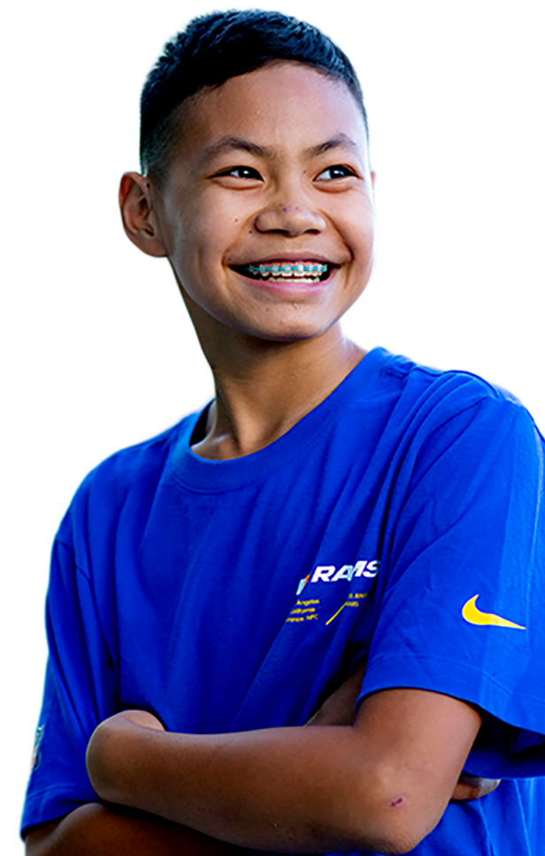 Cedars-Sinai pediatrics patient, Aiden Duong.