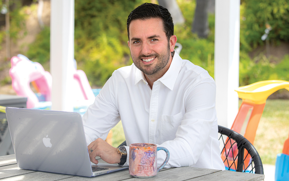 Cedars-Sinai Center for Outpatient Hip and Knee Surgery co-director Sean Rajaee, MD, at home.