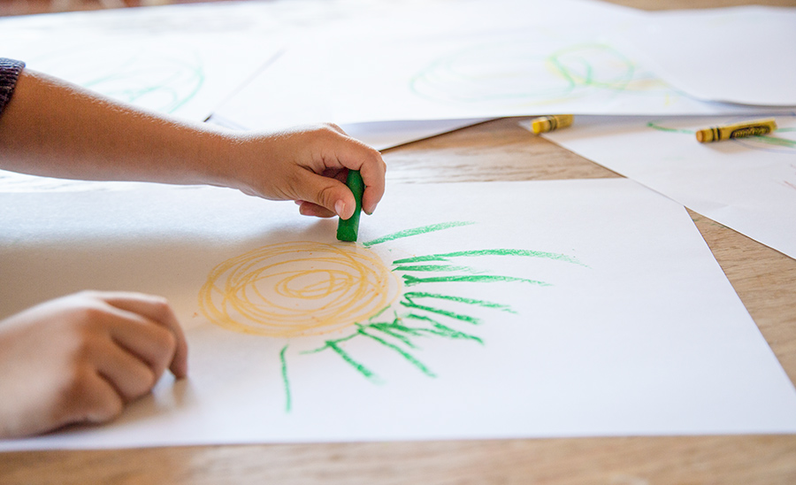 Child drawing