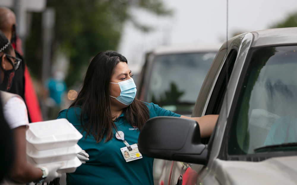 Cedars-Sinai Partners Provide COVID-19 Relief for Vulnerable Angelenos