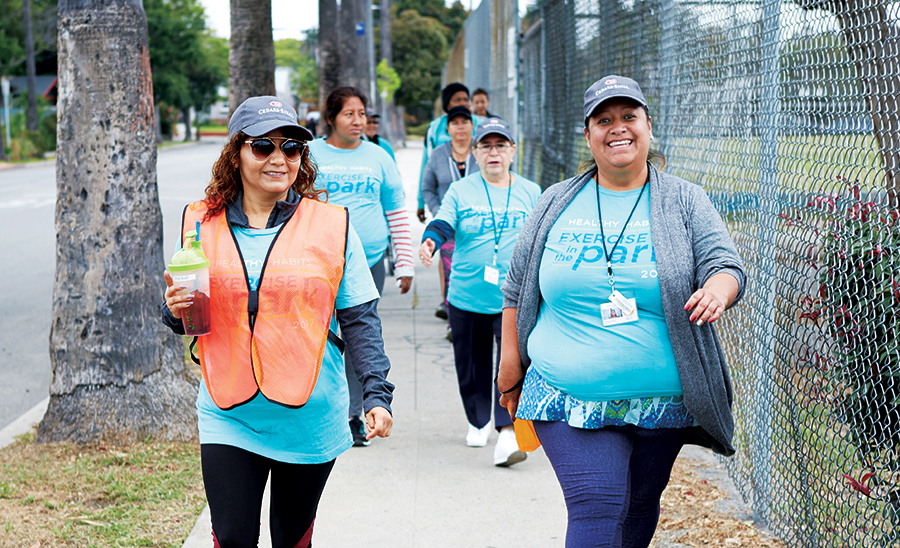 Group walking