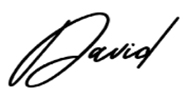 David Marshall's signature