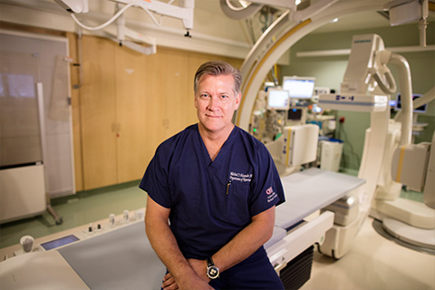 Michael Alexander, MD, director of the Neurovascular Center.